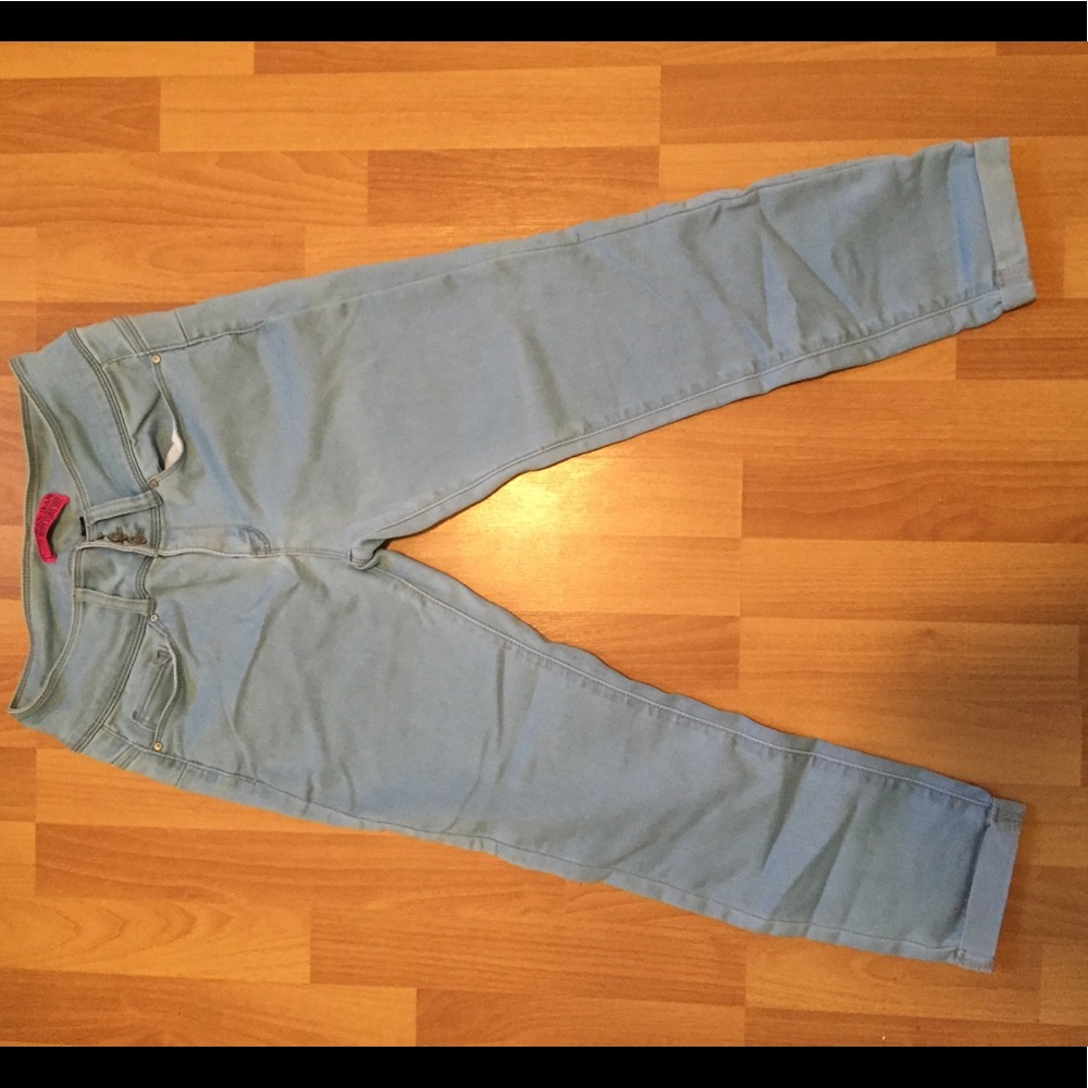 High rise skinny jeans